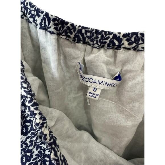 Rebecca Minkoff Womens Havasu Dress 0 Off The Shoulder Beach Resort Vacation - Picture 7 of 13